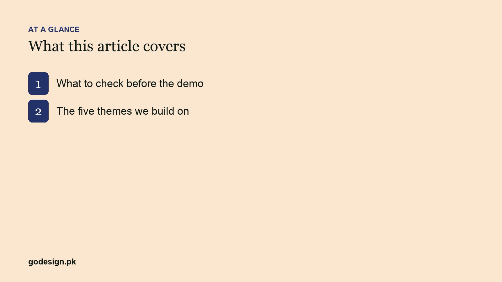 At a glance: the sections of How to Choose a WordPress Theme in 2026 (and the 5 We Use)