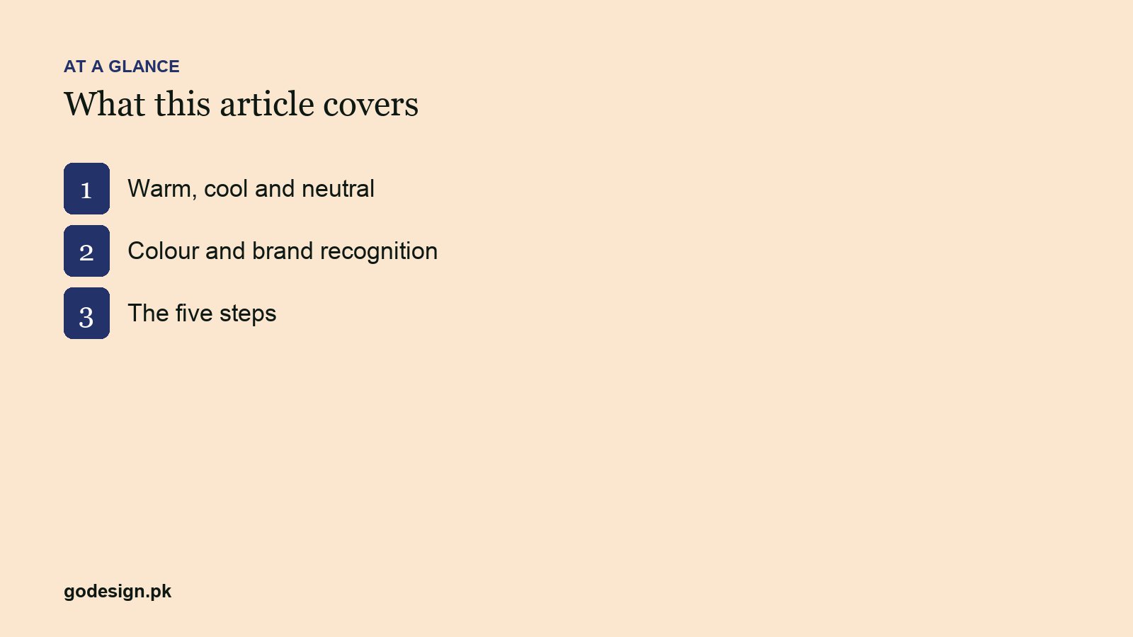 At a glance: the sections of How to Pick a Colour Scheme for Your Website