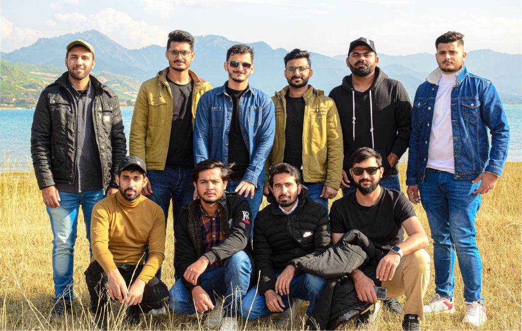 The GoDesign team on a company trip to the mountains in northern Pakistan