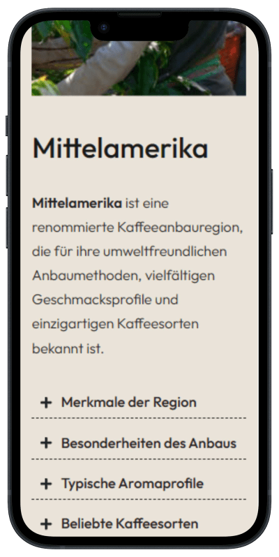 Frankfurter Kaffeerösterei on mobile