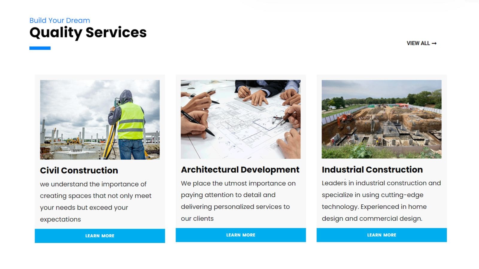 Paradigm Design & Construct on desktop