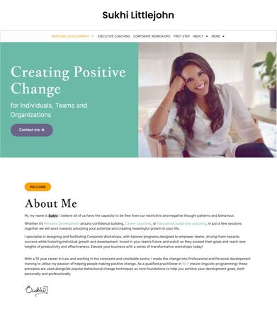 Sukhi Littlejohn coaching website