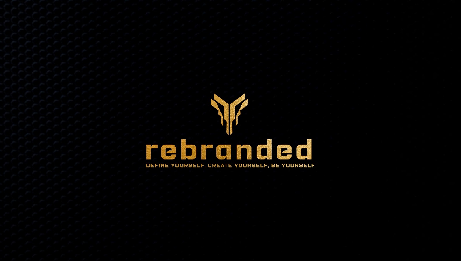 Rebranded Dark Background Brand Identity